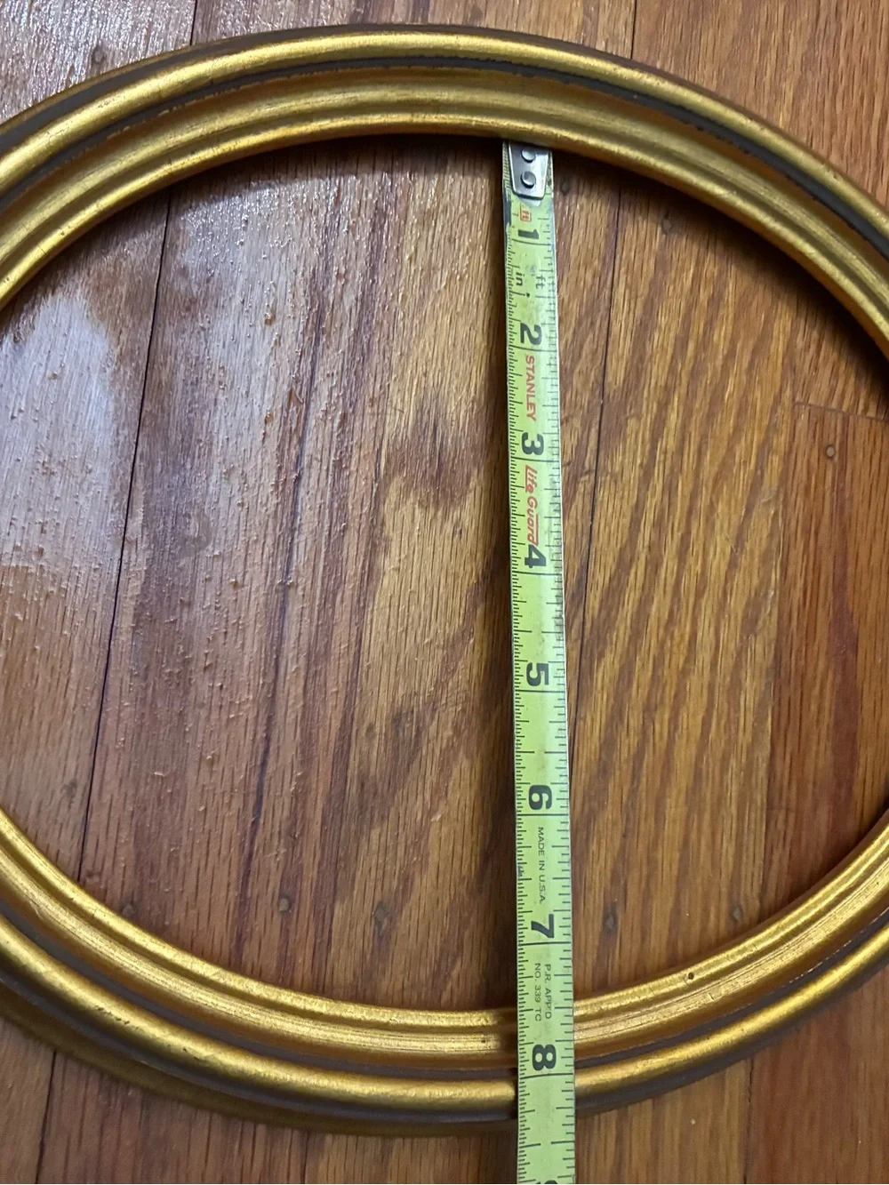 Gold Oval Decorative Wall Frame - Classic Home Accent